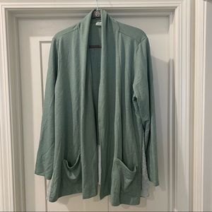 LOGO lounge Cardigan with layered tiered back size xl / 14